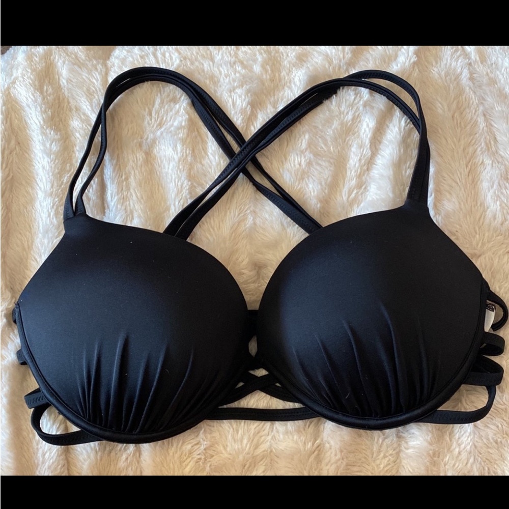 Black Push up bikini top